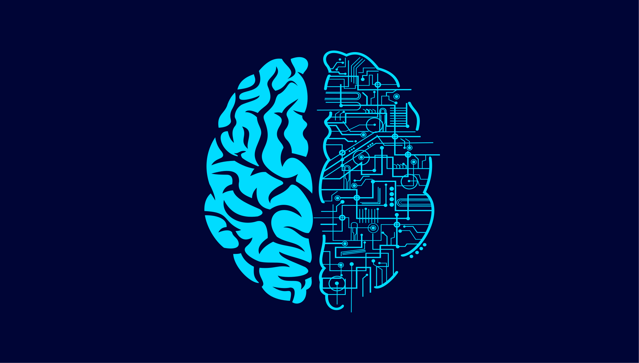 Tapete vinílico para gabinete Cérebro elétrico - TenStickers