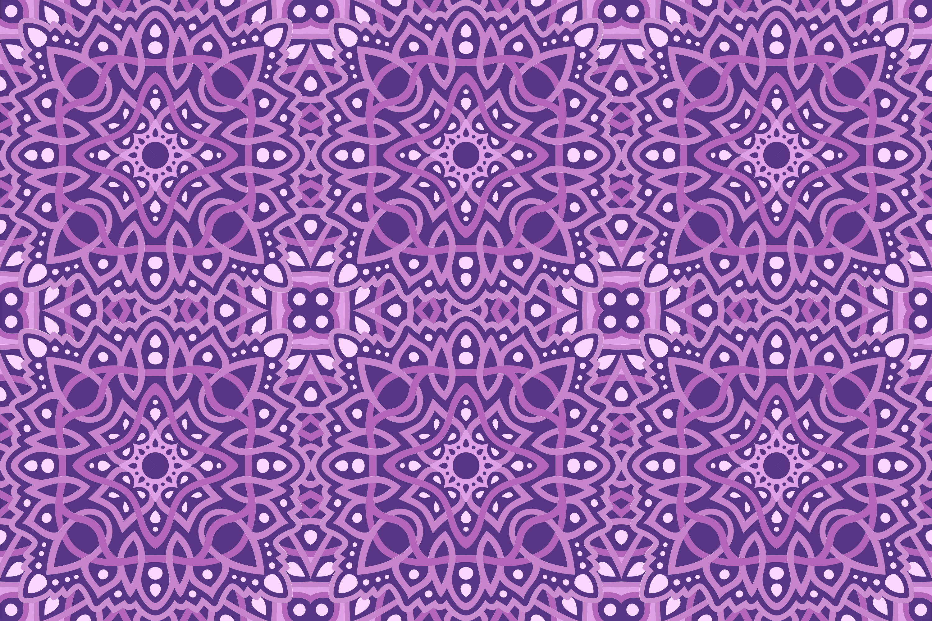 Mandala roxo azulejos mandala tapete de vinil - TenStickers