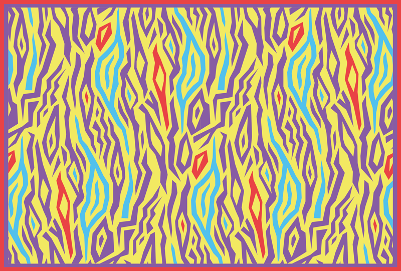 Tapete vintage de vinil zebra com estampa animal - TenStickers