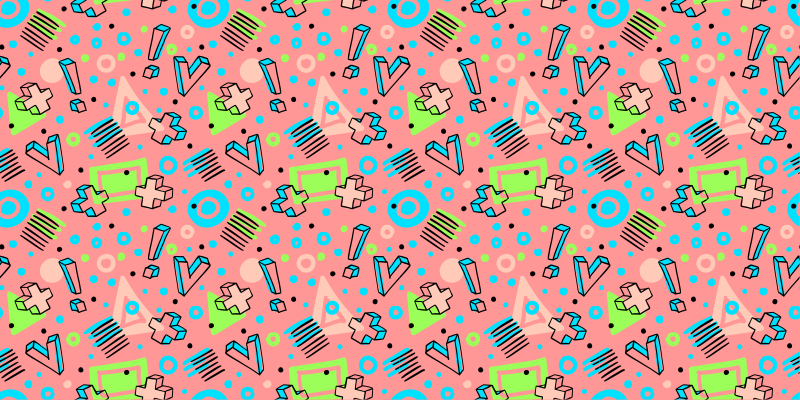 Tapete vinílico criança geometria lúdica - TenStickers