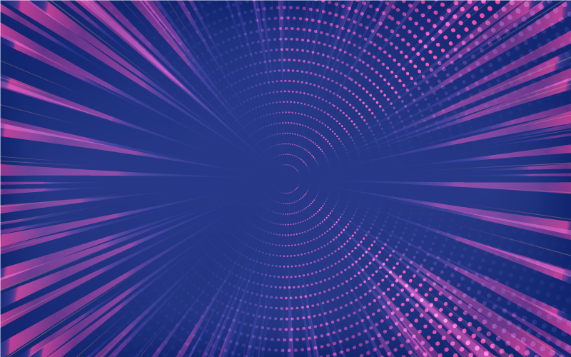 Tapetes geométricos de bolinhas vórtice - TenStickers