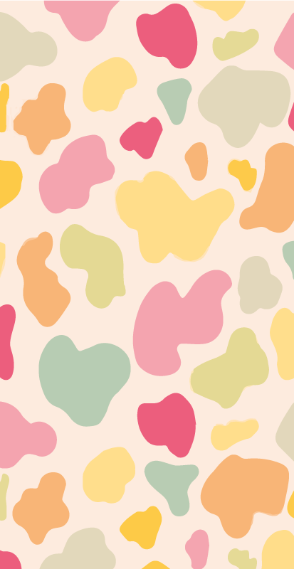 Tapete de vinil com estampa de animal com estampa de vaca - TenStickers