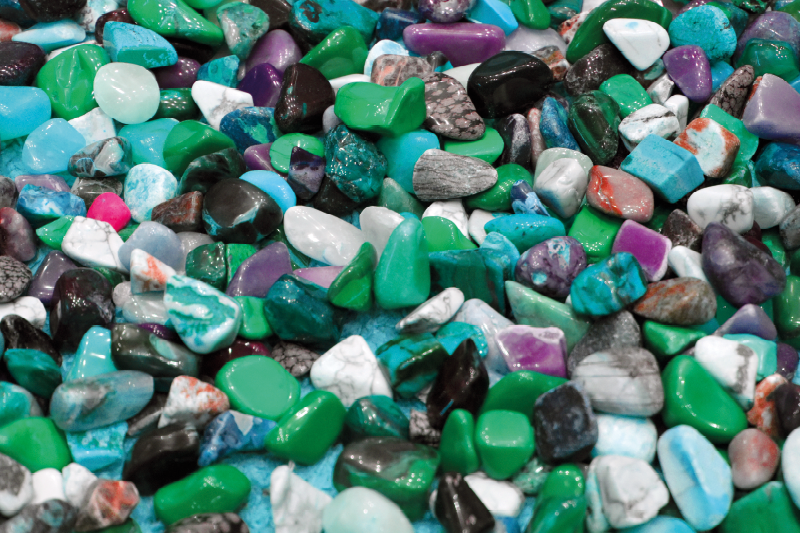 Coleção de pedras coloridas, ladrilhos de pedra - TenStickers