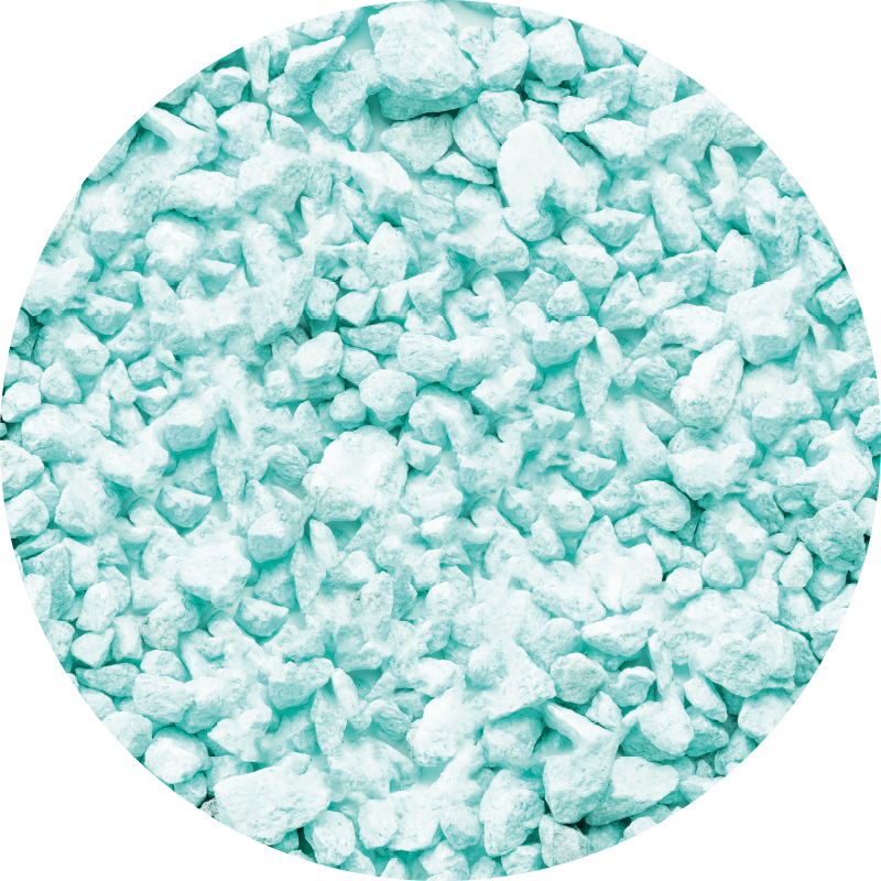 Tapete vinílico de pedras design em tons de menta - TenStickers