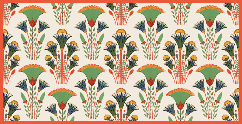 Tapete vinílico para gabinete Estilo egípcio - TenStickers