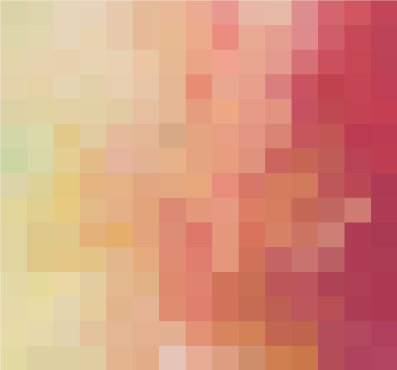Tapete de vinil mosaico de quadrados multicoloridos - TenStickers