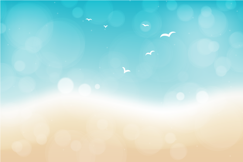 Tapete de vinil natural efeito praia - TenStickers