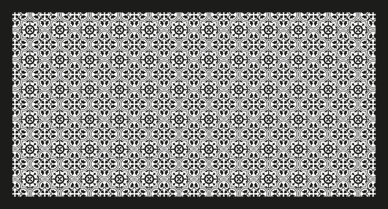 Decalques de piso carpete em cerâmica tapete de vinil - TenStickers