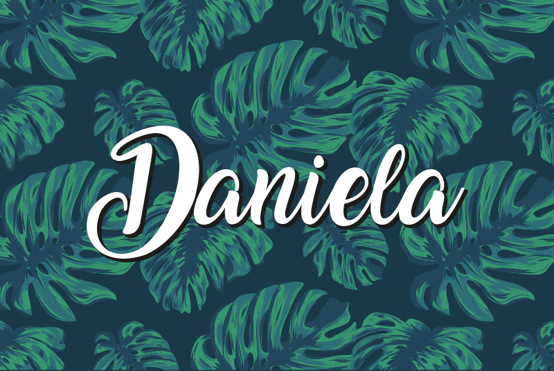 Folhas produtocom nome tapete floral - TenStickers