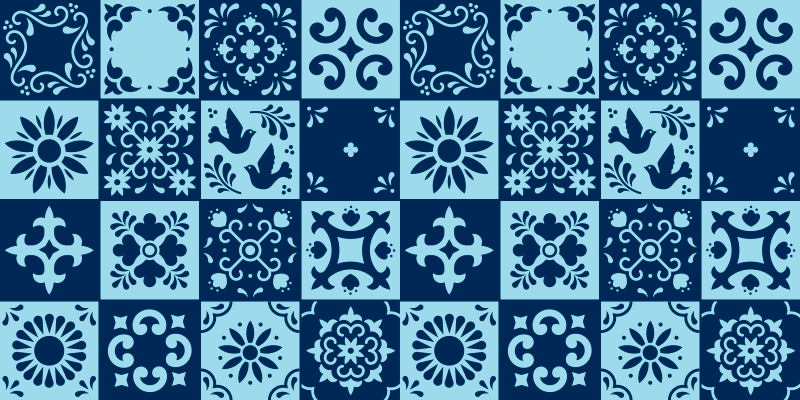 Azulejos de cozinha em mosaico de azulejo - TenStickers