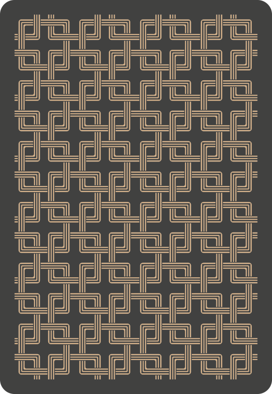 Tapete vinílico mosaico padrões de linhas elegantes - TenStickers