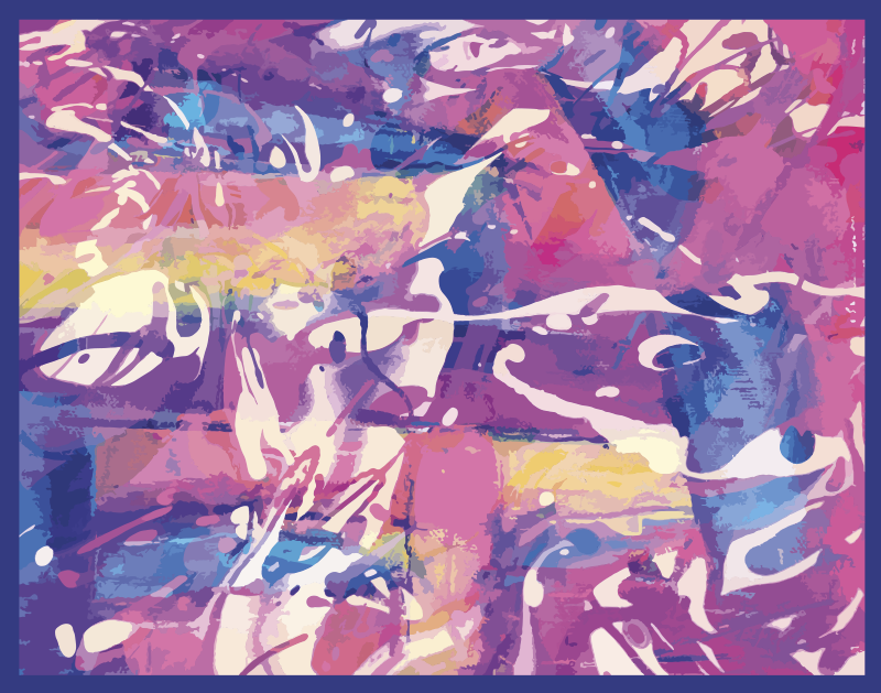 Tapete vinílico outras texturas redemoinho abstrato colorido - TenStickers