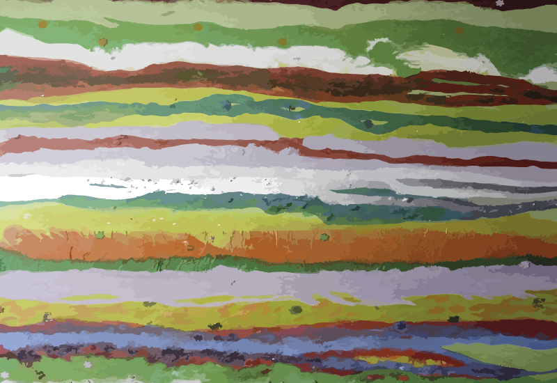 riscas pintando tapete de vinil moderno - TenStickers