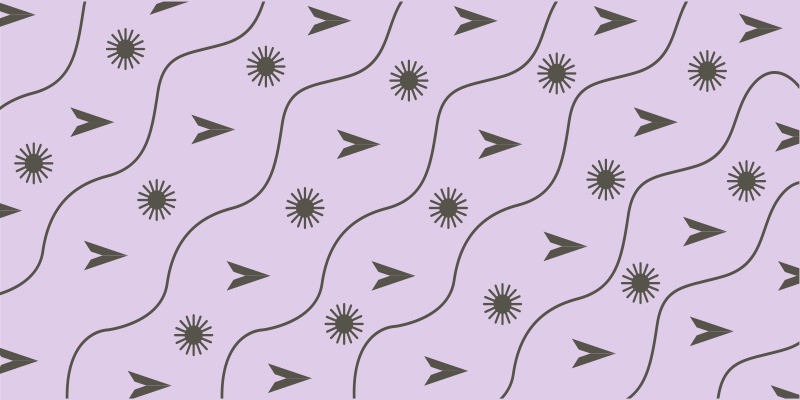 Tapete vinílico moderno vibração do padrão de onda - TenStickers