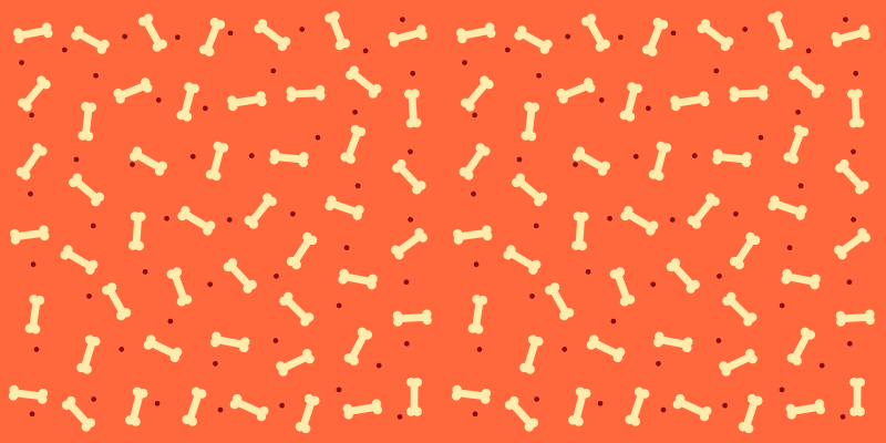 Tapete vinílico hall de entrada motivo ósseo - TenStickers