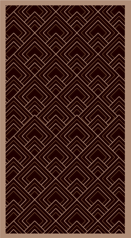 Tapete vinílico quarto composição preta - TenStickers