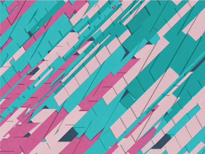 Tapete vinílico geométricas padrão angular abstrato - TenStickers