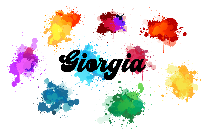 Tapete vinílico juvenil design circular com respingos - TenStickers