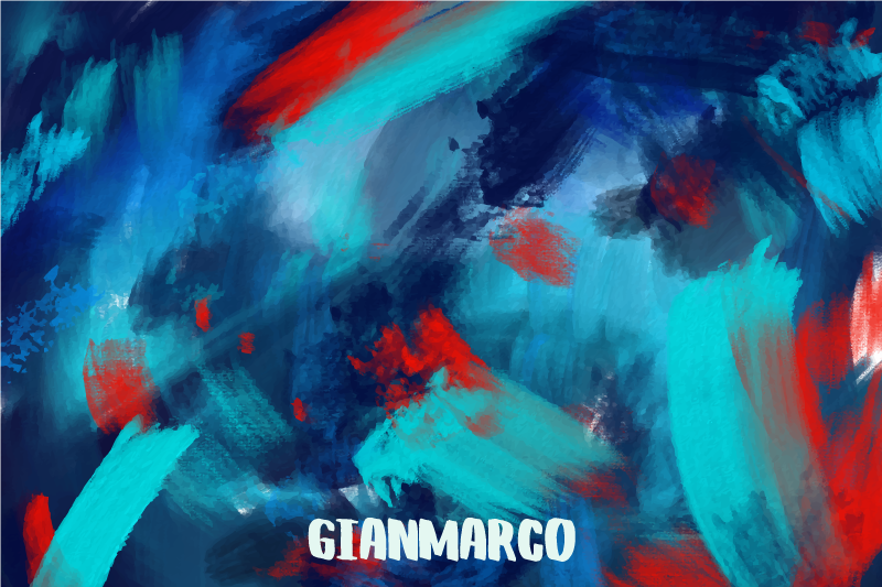 Cores e nome tapete de vinil juvenil - TenStickers