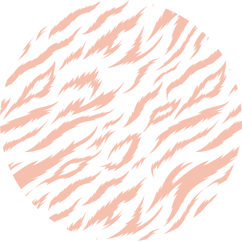 Tapete vinílico estampa de animal motivo de listras de tigre - TenStickers