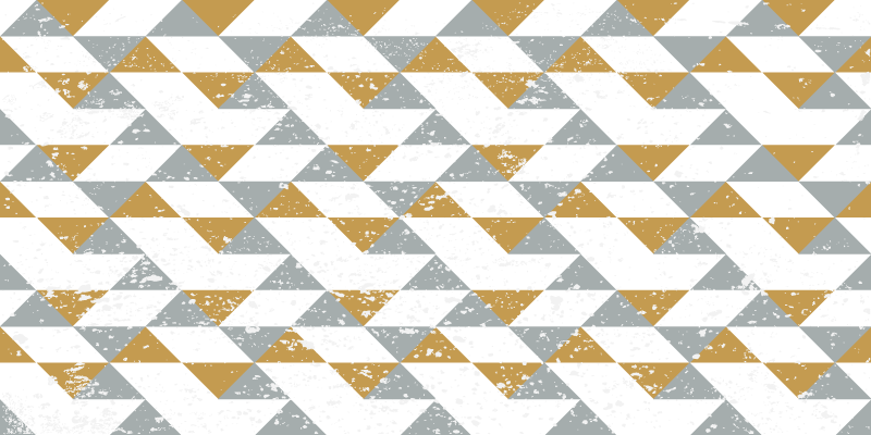 Cozinha geométrica grunge para pisos de cozinha - TenStickers