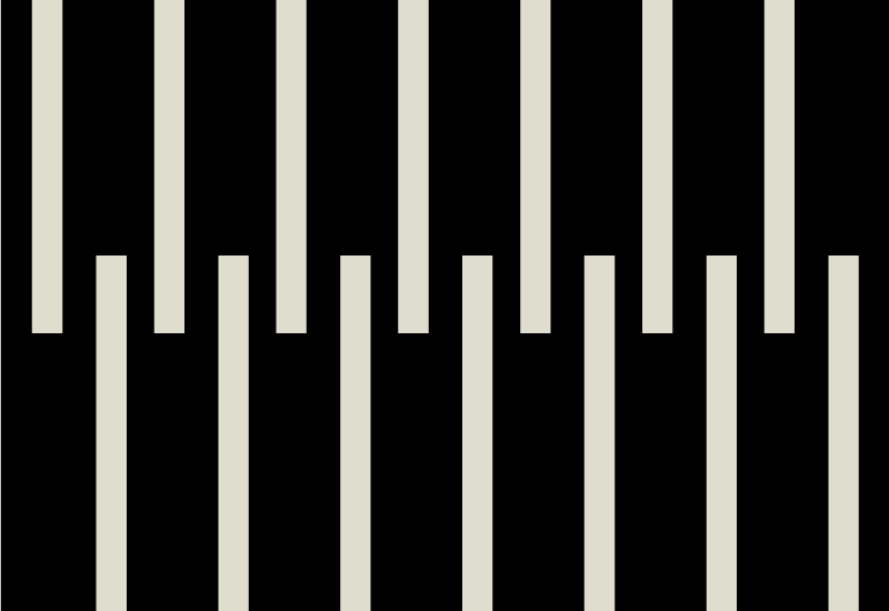 Tapete vinílico juvenil design listrado elegante - TenStickers