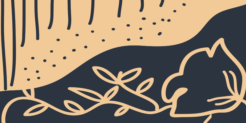 Tapete vinílico natureza com estampa de folhas bege - TenStickers