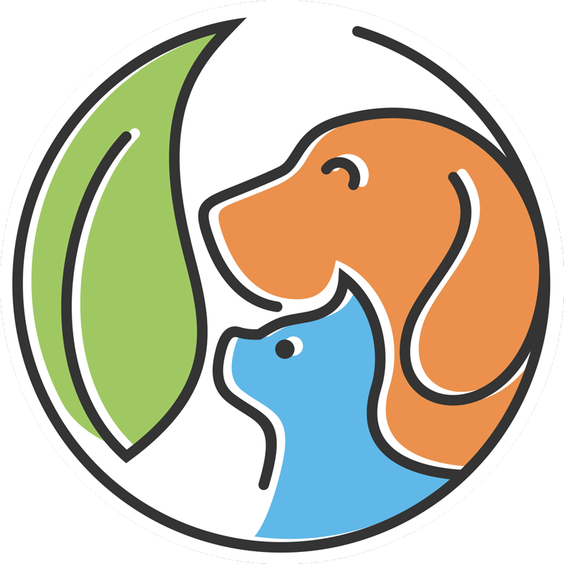 Tapete de animais com ícones de cães e gatos - TenStickers