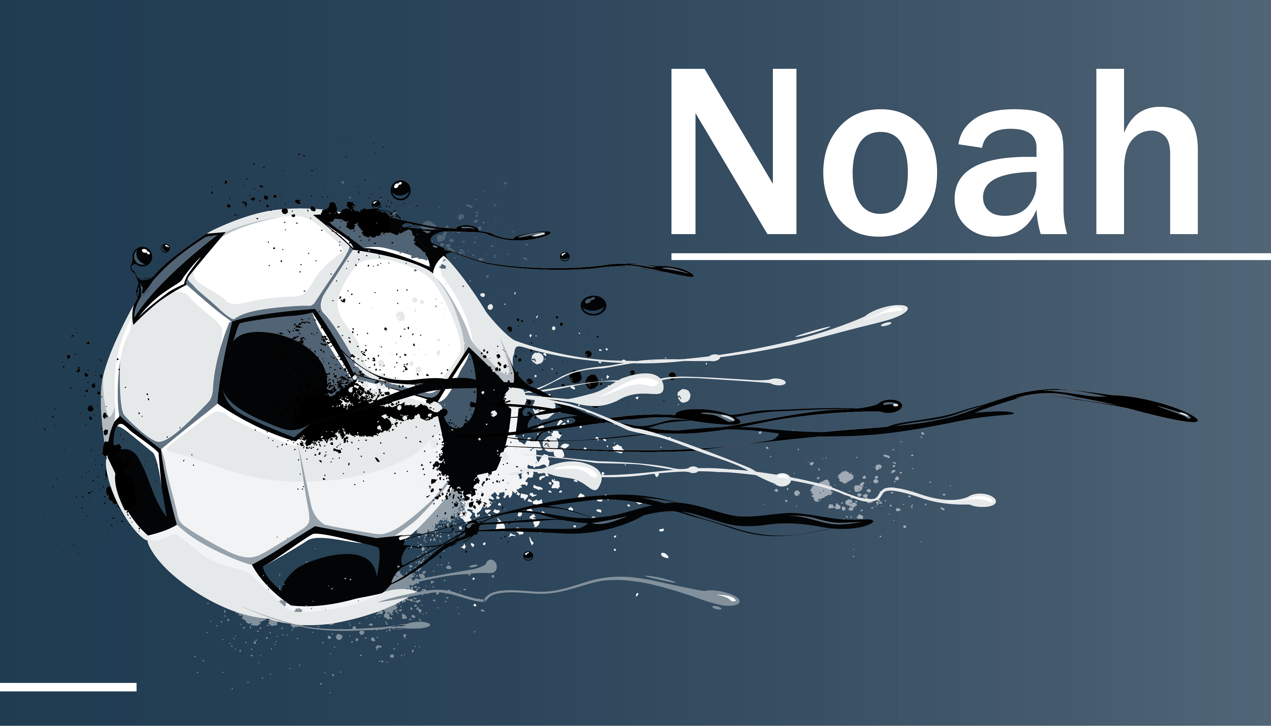 Tapete de vinil de futebol personalizado - TenStickers