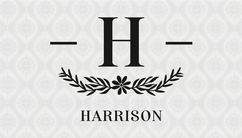 Tapete personalizado com nome inicial legal - TenStickers