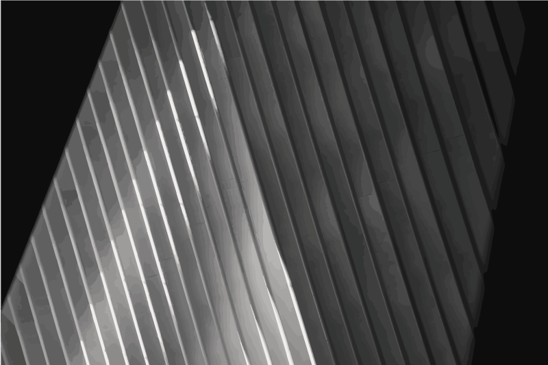 Tapete de vinil nórdico em tons de cinza simples - TenStickers