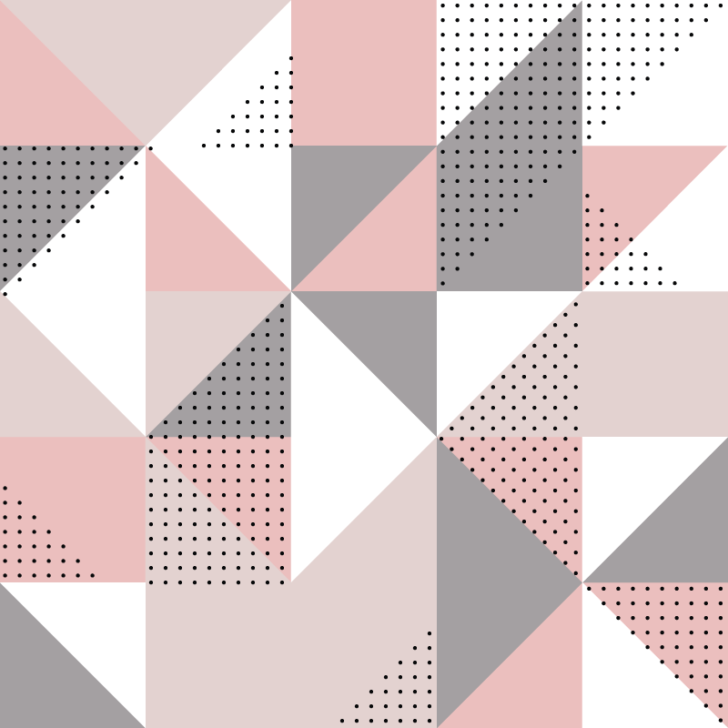 Tapete vinílico geométricas segmentos triangulares de cor - TenStickers