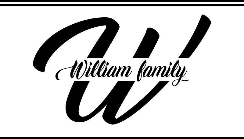 Tapete vinílico hall de entrada inicial e nome da família - TenStickers