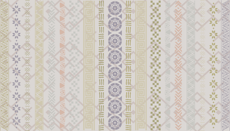 Tapete vinílico quebra-cabeça em bege - TenStickers