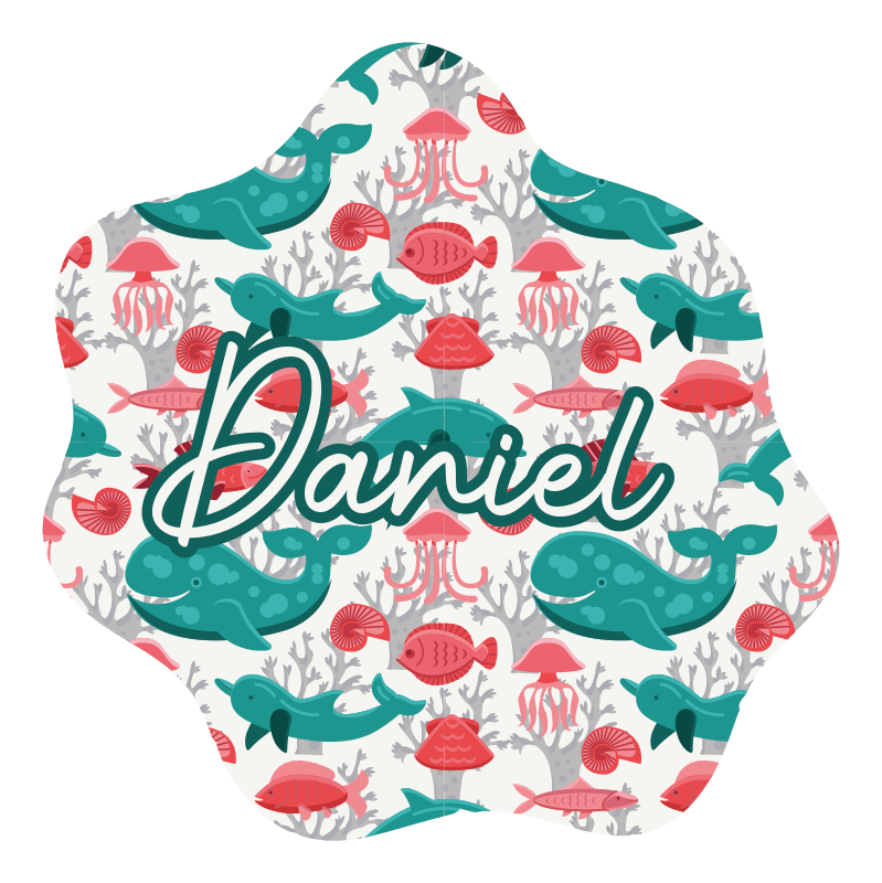 Tapete vinílico criança expedição subaquática personalizada - TenStickers