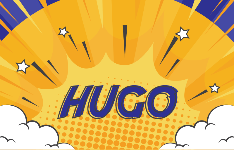 Tapete vinílico com nome sol heróico personalizado - TenStickers