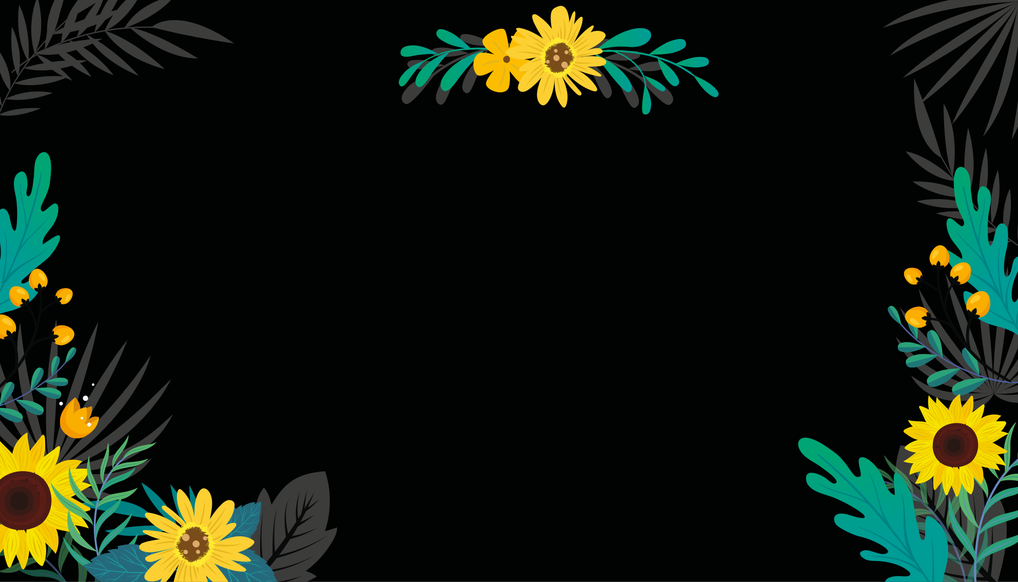 Tapete vinílico flores e plantas exibição floral brilhante - TenStickers