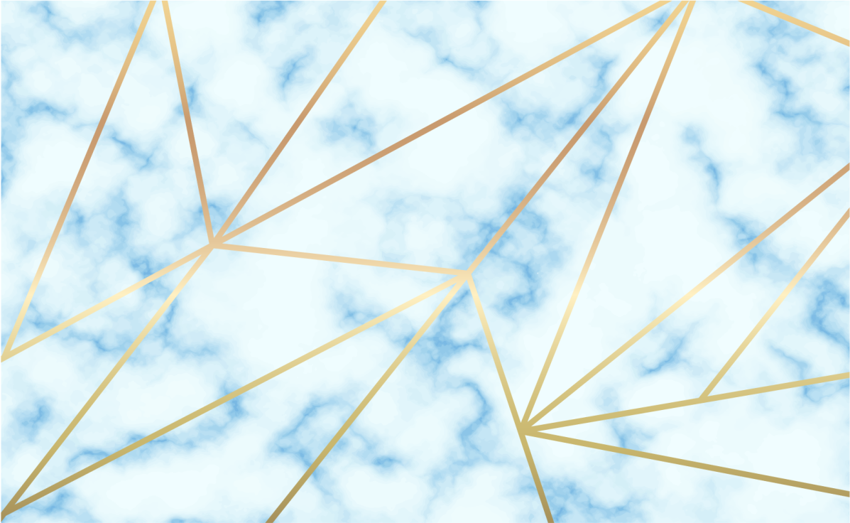 Piso de casa de banhocom efeito de mármore azul claro - TenStickers