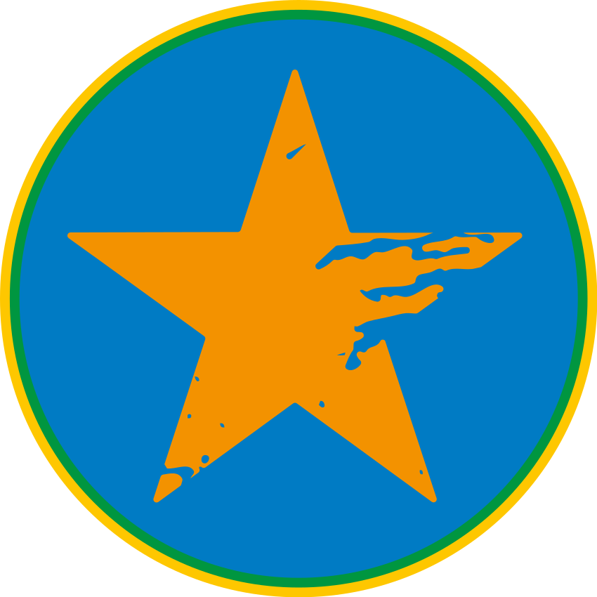 Tapete vinílico criança sotaque de estrela azul - TenStickers