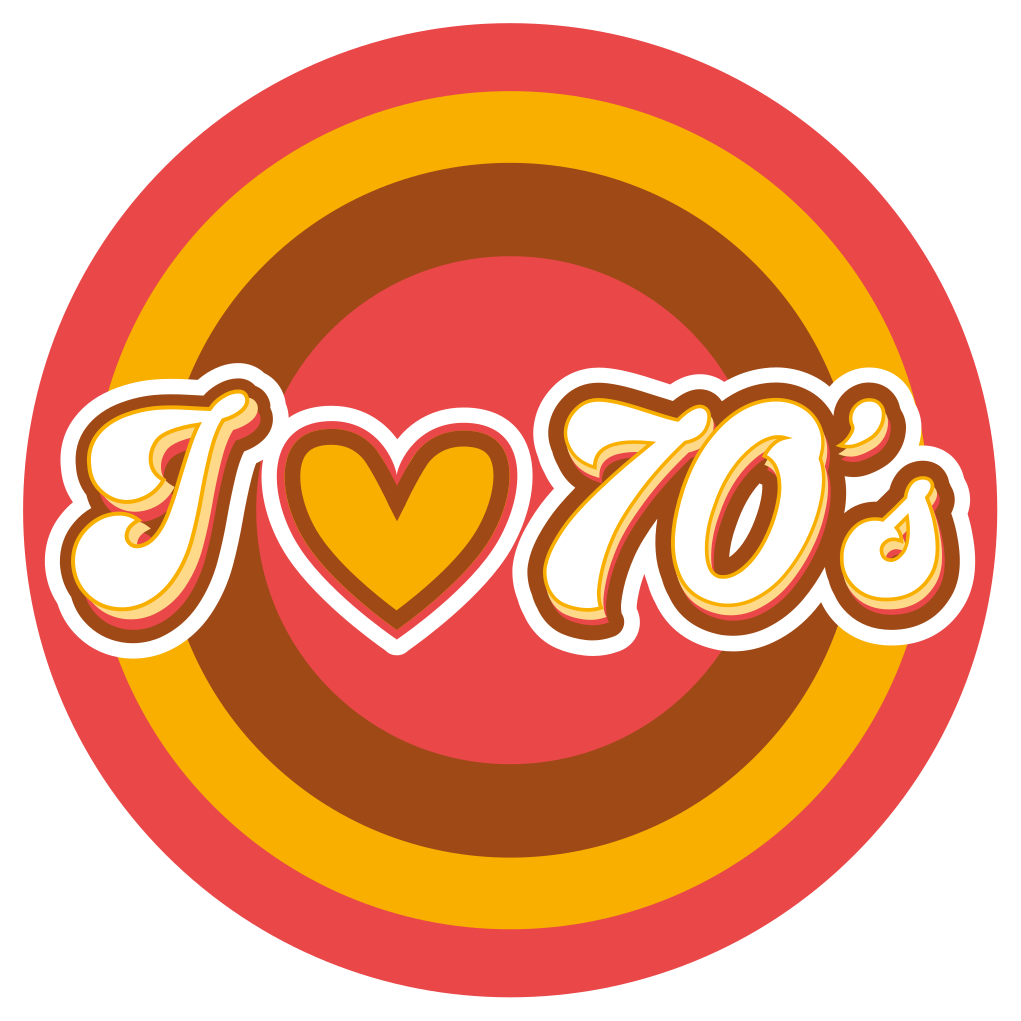 Tapete vinílico vintage símbolo de amor retrô - TenStickers