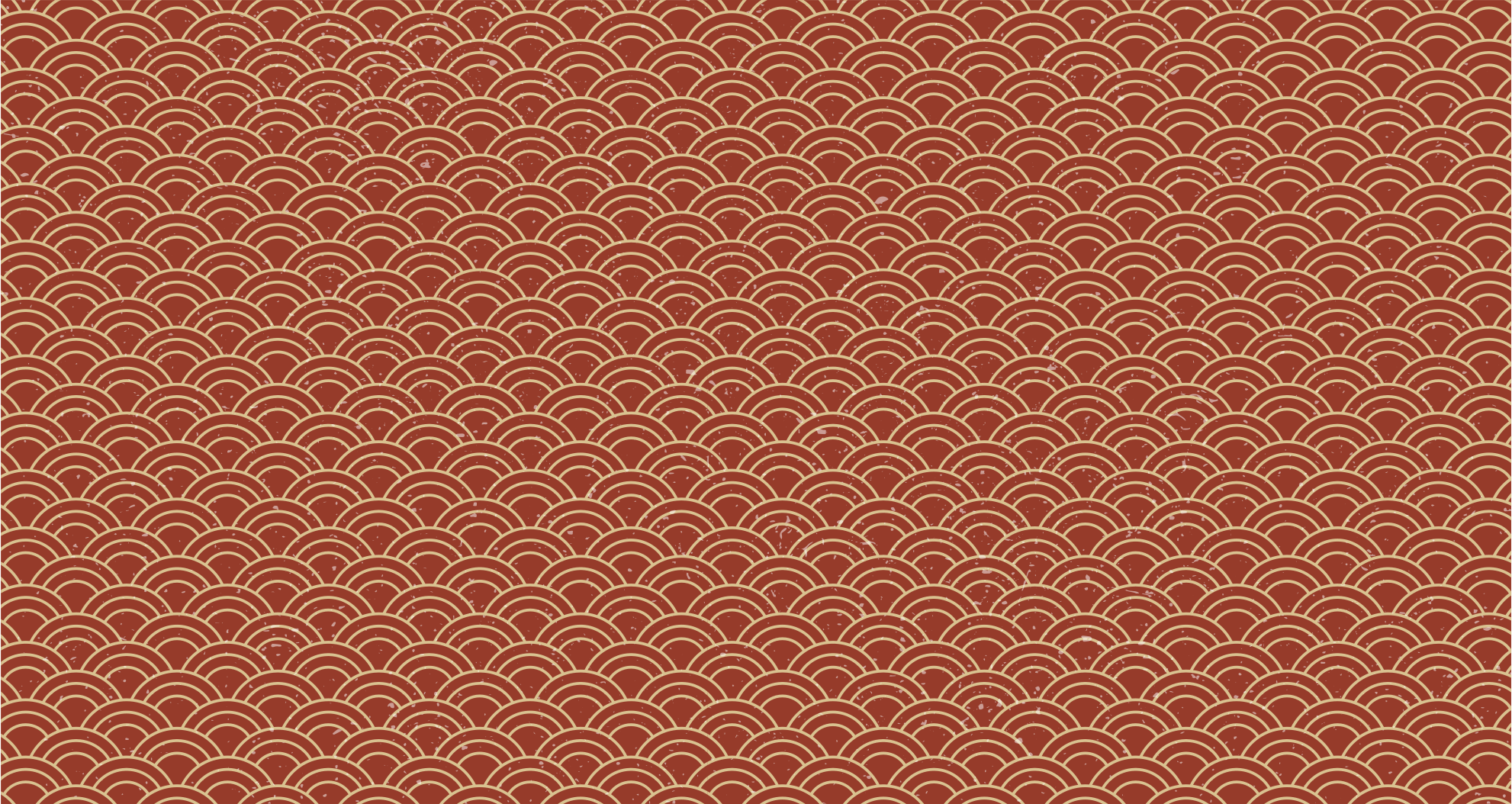 Tapete vinílico geométricas padrão de onda curva - TenStickers