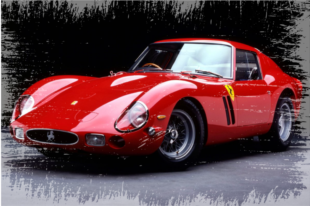 Tapete vintage ferrari 250 gto - TenStickers