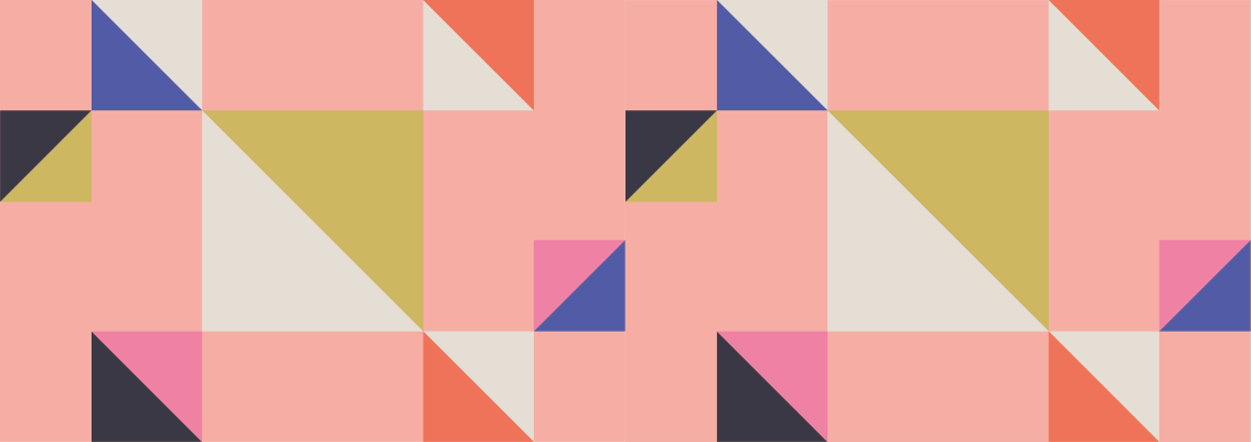 Tapete vinílico geométricas triângulos modernos - TenStickers