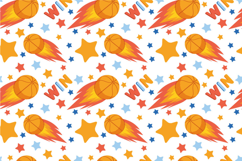 Tapete vinílico de jogos design de estrelas esportivas - TenStickers