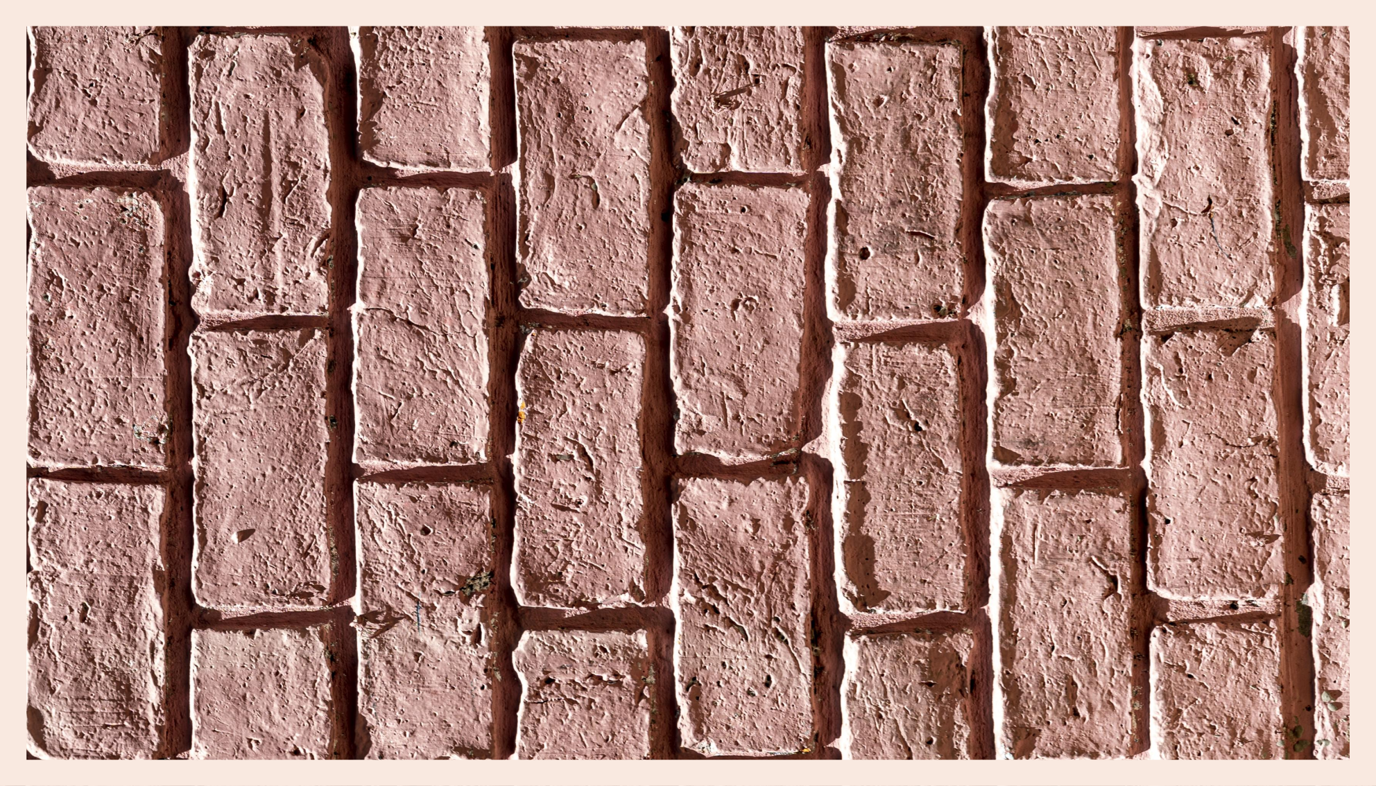 Pedra rústica marrom com piso de textura - TenStickers