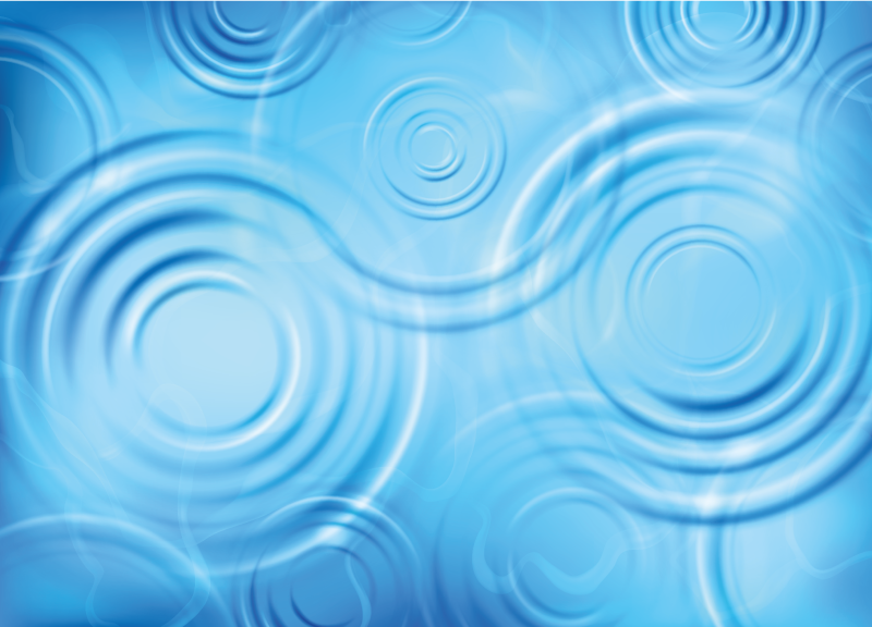 Tapete vinílico texturas efeito de ondulações na água - TenStickers