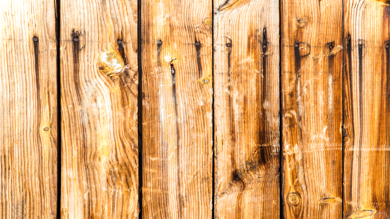 Tapete vinílico madeira tábuas clássicas rústicas - TenStickers