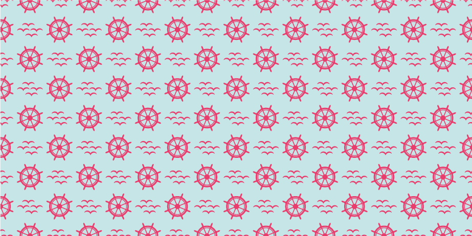 tapete em vinil retangular com padrão de chevron de leme náutico - TenStickers