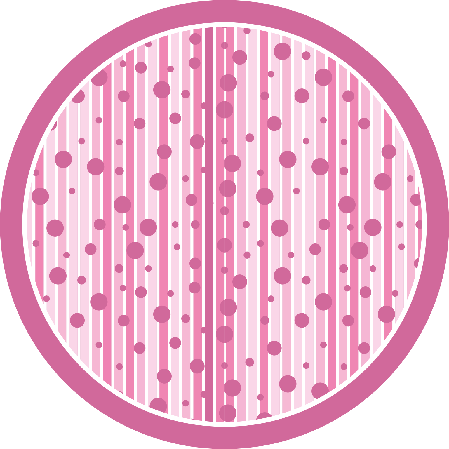 Tapete vinílico às risca motivo listrado rosa - TenStickers