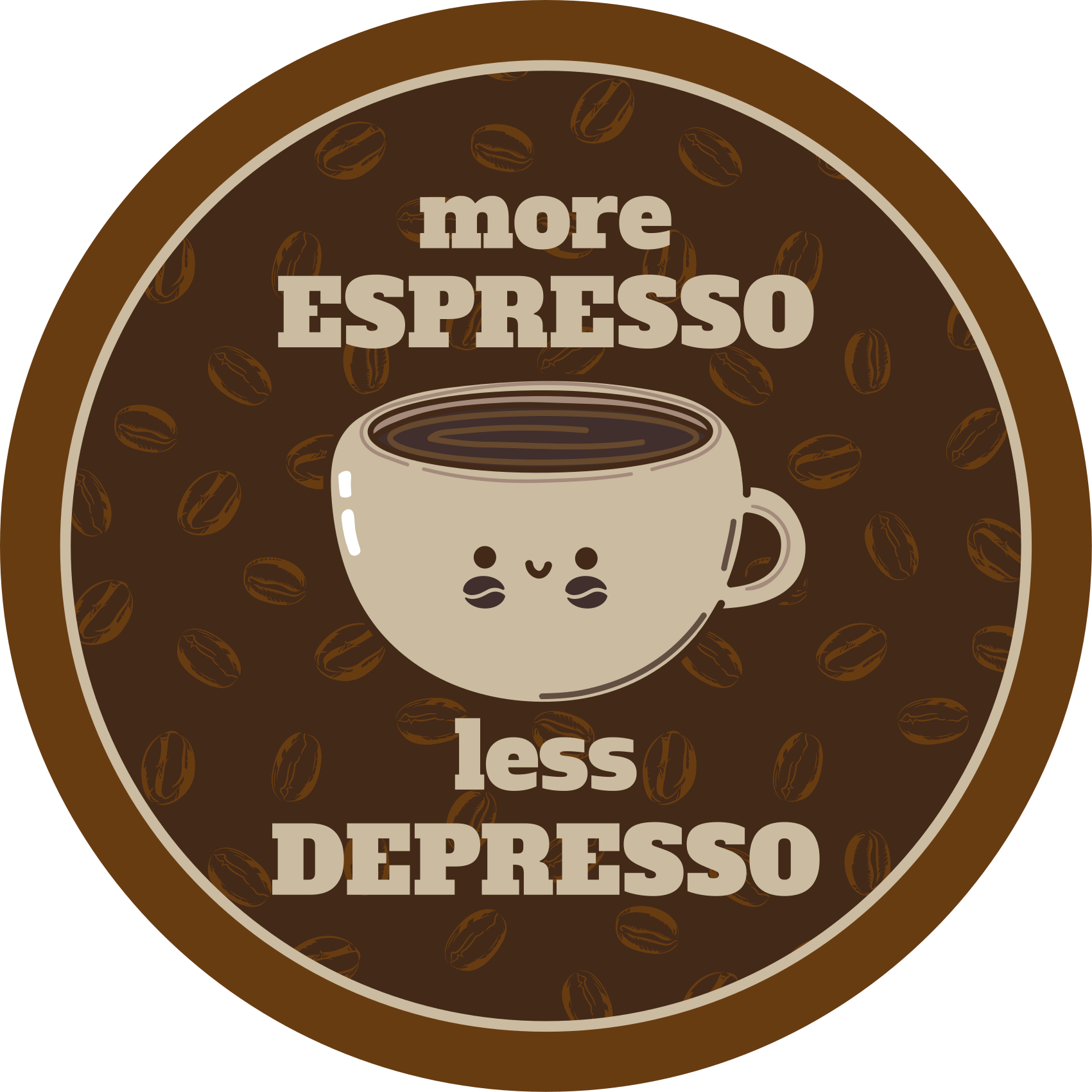 Tapete vinílico frases e textos mais expresso, menos - TenStickers